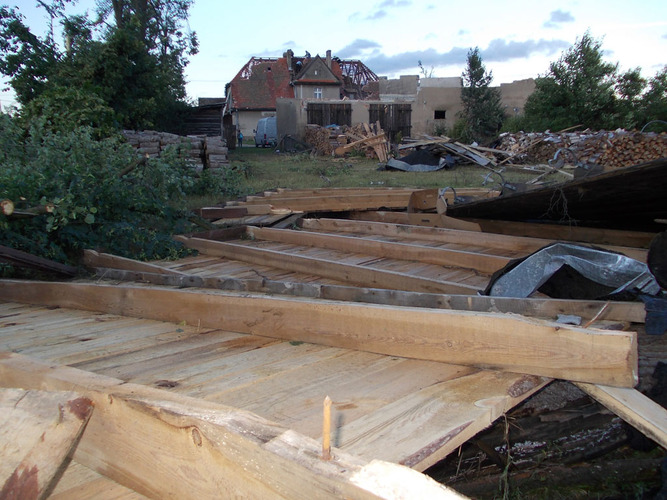 Widok jak po bombardowaniu ZDJĘCIA