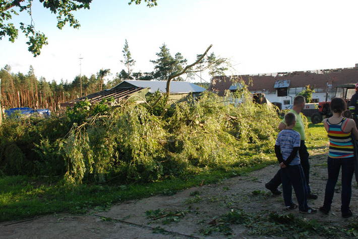 Widok jak po bombardowaniu ZDJĘCIA