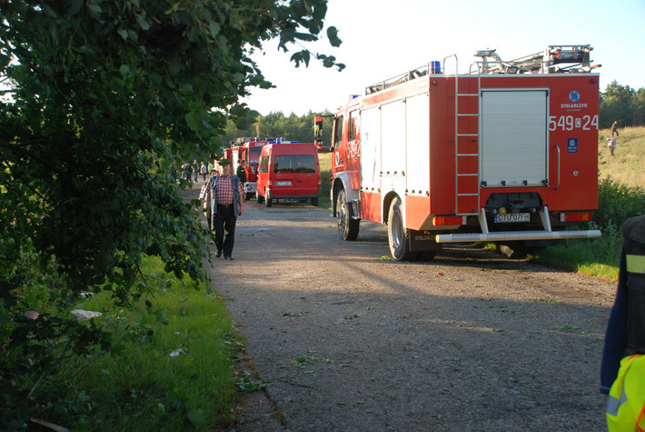 Widok jak po bombardowaniu ZDJĘCIA