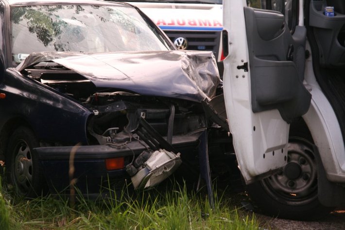 Była kraksa. Dziecko jest ranne ZDJĘCIA