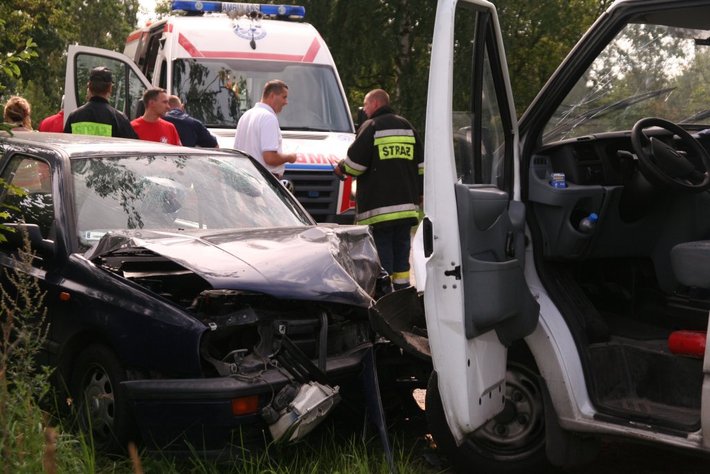 Była kraksa. Dziecko jest ranne ZDJĘCIA