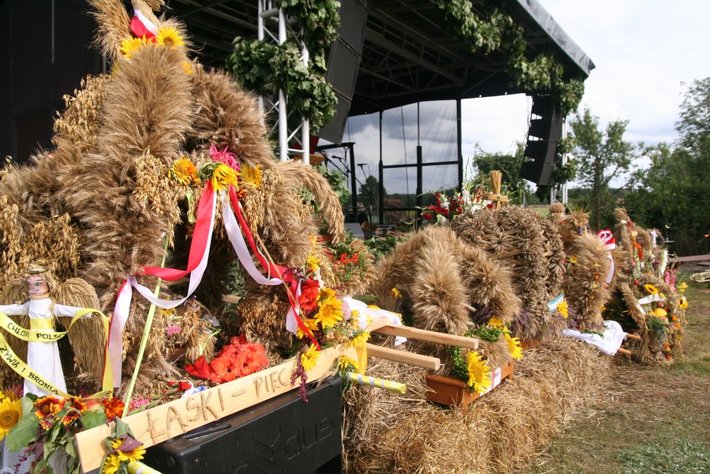 Kolorowe wozy w jabłkowej wsi GALERIA ZDJĘĆ