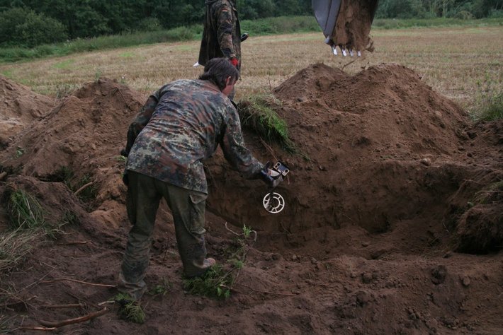 Odkopali szczątki saperów z II wojny światowej ZDJĘCIA