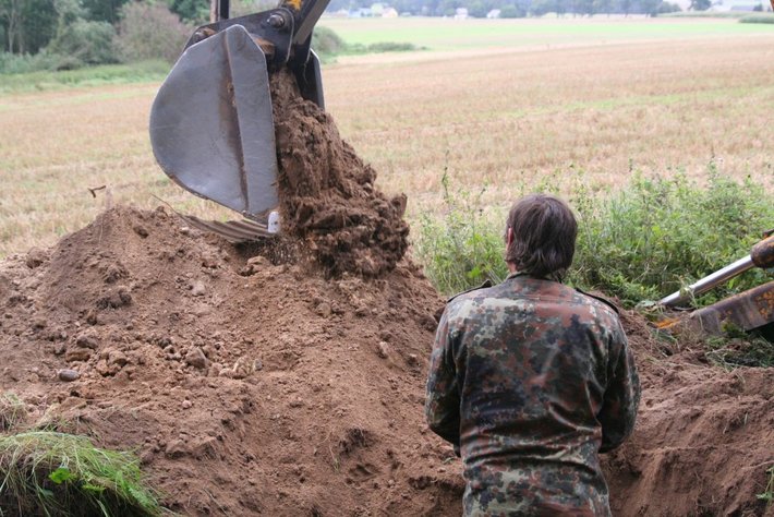 Odkopali szczątki saperów z II wojny światowej ZDJĘCIA