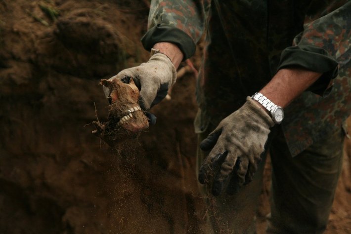 Odkopali szczątki saperów z II wojny światowej ZDJĘCIA