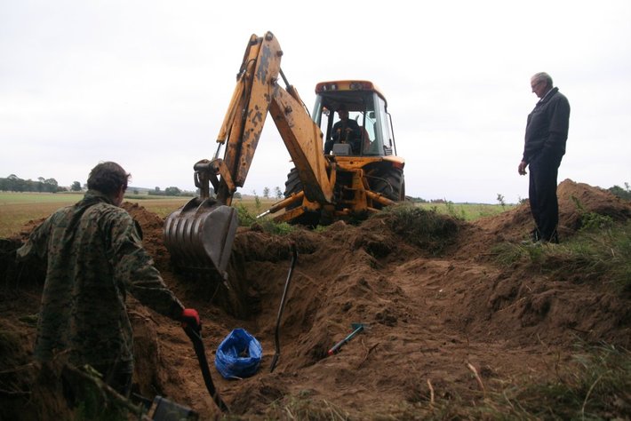 Odkopali szczątki saperów z II wojny światowej ZDJĘCIA