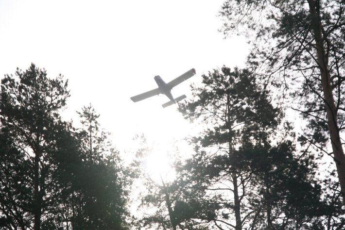 Strażacy podłożyli ogień... GALERIA ZDJĘĆ