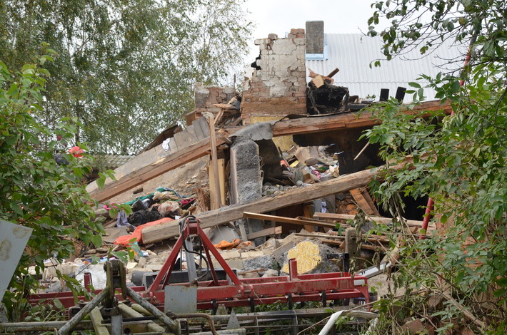 Wysadziło dom w powietrze ZDJĘCIA