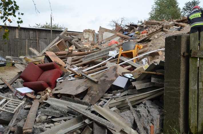 Wysadziło dom w powietrze ZDJĘCIA