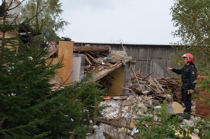 Wysadziło dom w powietrze ZDJĘCIA