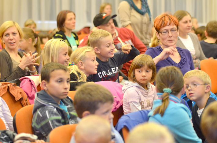 Koziołek skakał na scenie