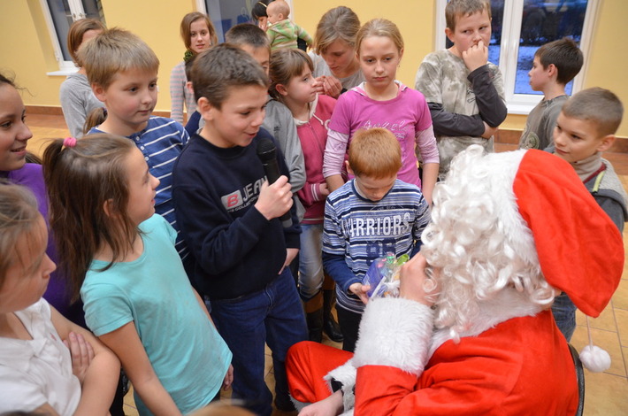 Mikołaja popisy na... deskorolce