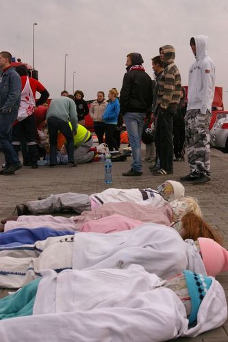 Ogromna kraksa na autostradzie
