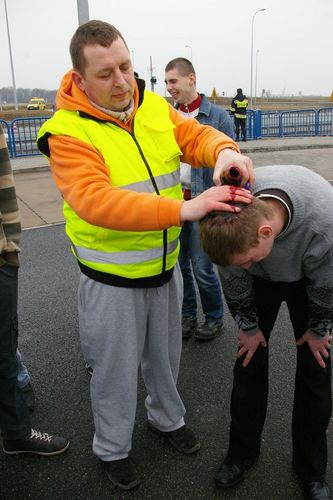 Ogromna kraksa na autostradzie