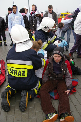 Ogromna kraksa na autostradzie