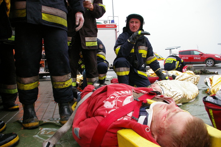 Ogromna kraksa na autostradzie