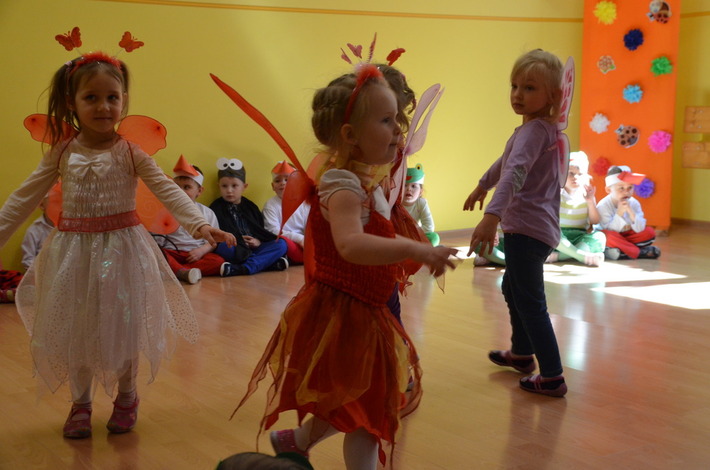 Przedszkolacy na festiwalu wiosennym