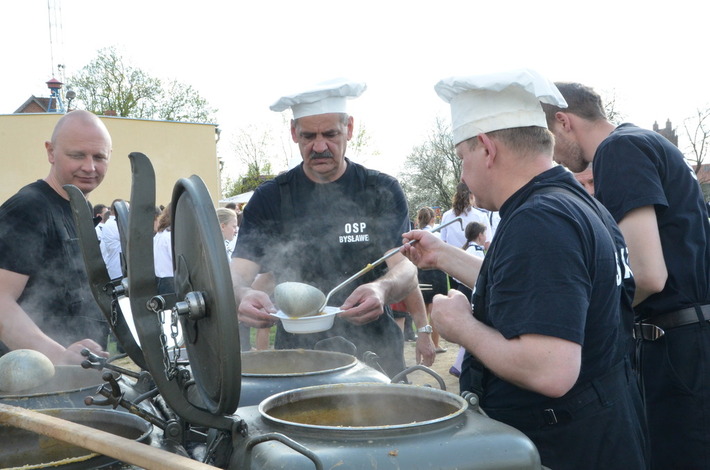 Brać strażacka świętowała w Bysławku - ZDJĘCIA