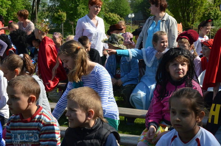 Bohaterowie bajek zabawili się w naszym parku