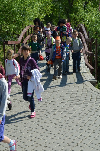 Bohaterowie bajek zabawili się w naszym parku