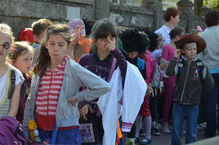 Bohaterowie bajek zabawili się w naszym parku
