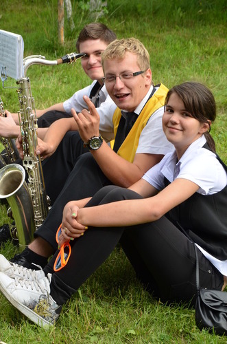 Siłę orkiestr poczuliśmy pod klasztorem