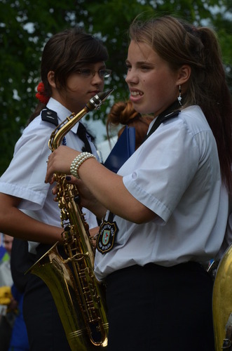 Siłę orkiestr poczuliśmy pod klasztorem