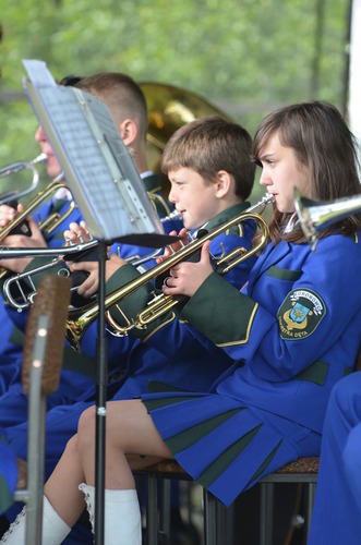 Siłę orkiestr poczuliśmy pod klasztorem