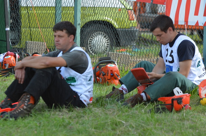 Łotysz najlepszym drwalem Europy  ZDJĘCIA