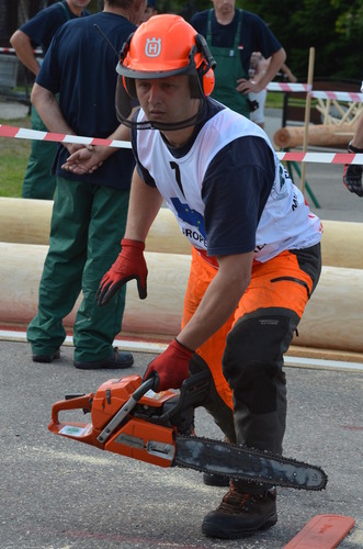 Łotysz najlepszym drwalem Europy  ZDJĘCIA