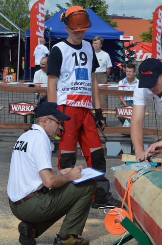 Łotysz najlepszym drwalem Europy  ZDJĘCIA