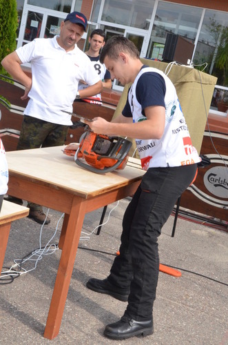 Łotysz najlepszym drwalem Europy  ZDJĘCIA