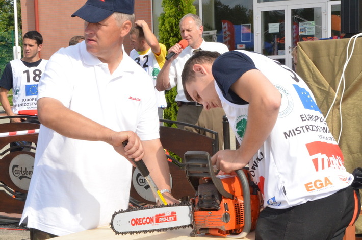 Łotysz najlepszym drwalem Europy  ZDJĘCIA