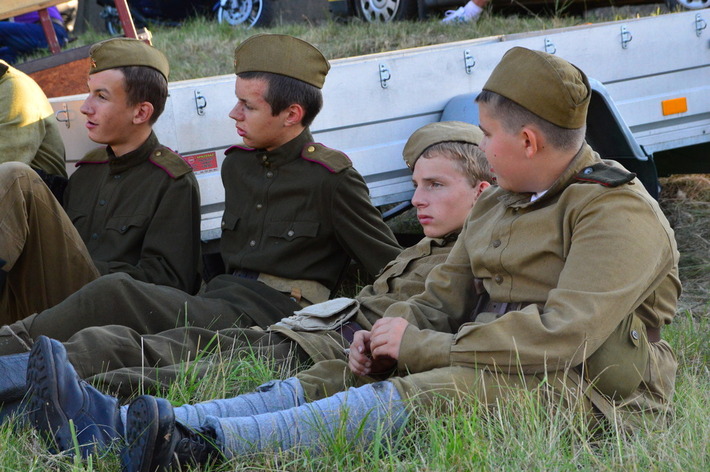 Sięgnąć kosmosu - inscenizacja na poligonie Heidekraut