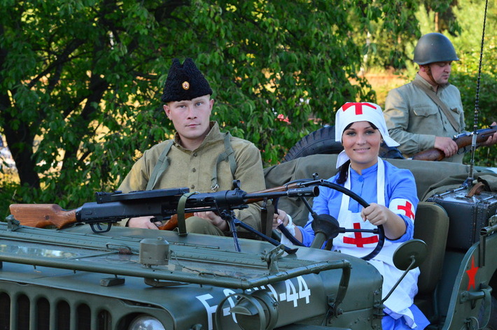 Sięgnąć kosmosu - inscenizacja na poligonie Heidekraut