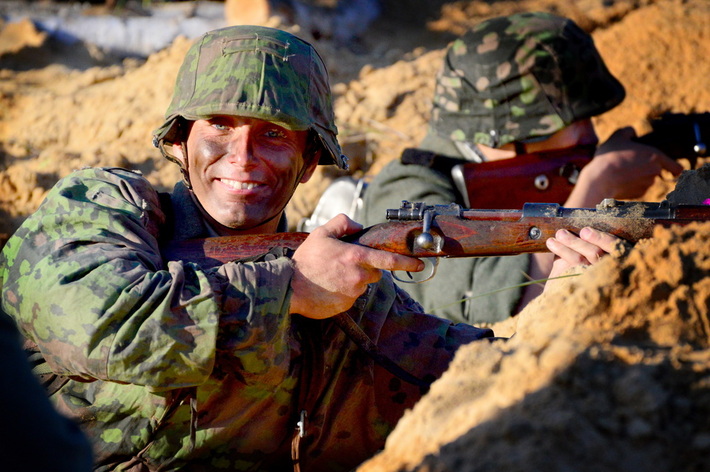 Sięgnąć kosmosu - inscenizacja na poligonie Heidekraut