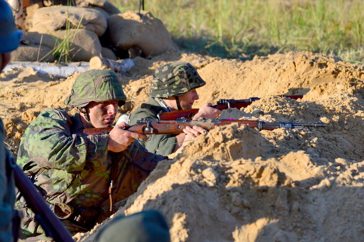 Sięgnąć kosmosu - inscenizacja na poligonie Heidekraut