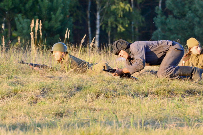 Sięgnąć kosmosu - inscenizacja na poligonie Heidekraut