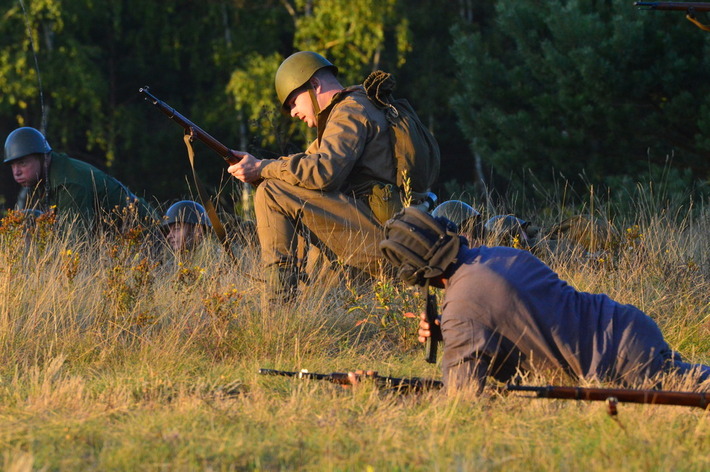 Sięgnąć kosmosu - inscenizacja na poligonie Heidekraut