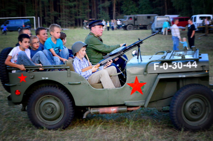 Sięgnąć kosmosu - inscenizacja na poligonie Heidekraut