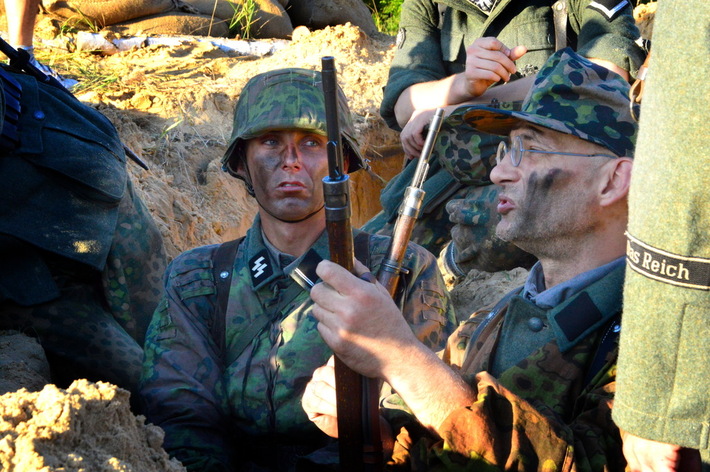Sięgnąć kosmosu - inscenizacja na poligonie Heidekraut