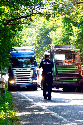 Zderzenie w Gołąbku - ZDJĘCIA