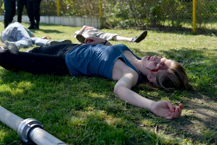 Katastrofa na ulicach Tucholi - ZDJĘCIA