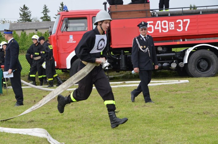 Kiełpin i Legbąd strażakami stoją