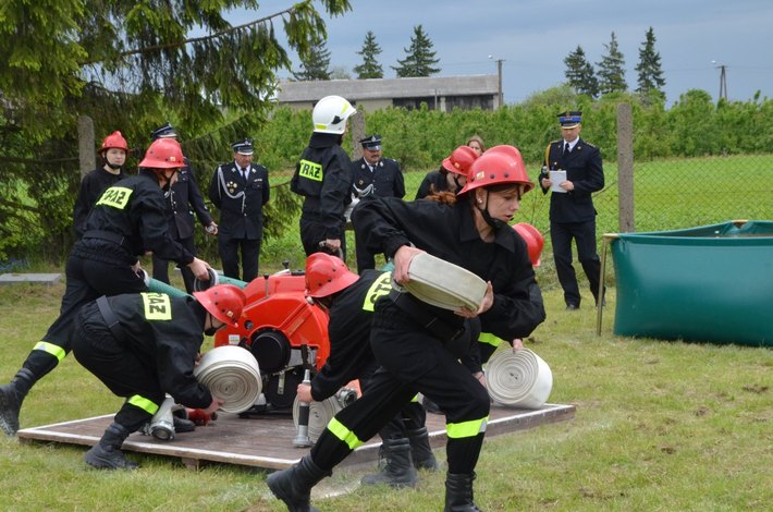 Kiełpin i Legbąd strażakami stoją