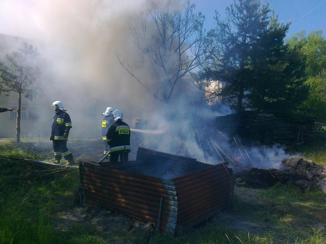 Pożar w Śliwicach!  ZDJĘCIA / AKTUALIZACJA