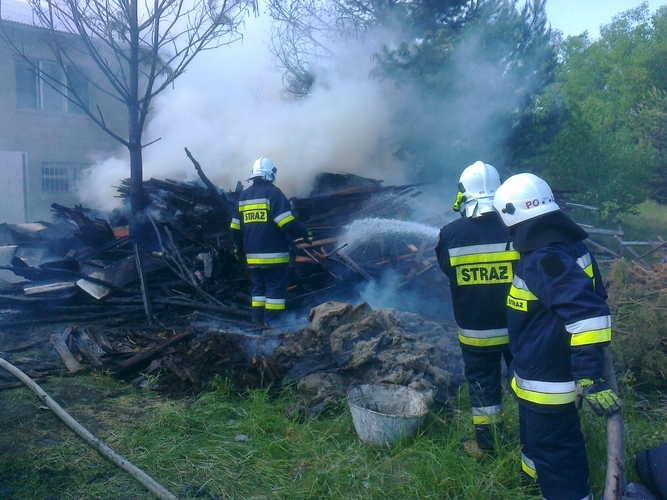 Pożar w Śliwicach!  ZDJĘCIA / AKTUALIZACJA