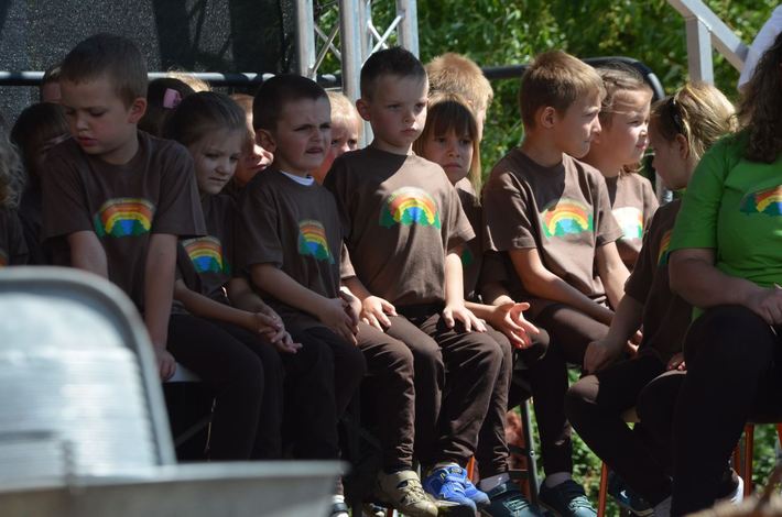 Tęcza nad przedszkolem GALERIA