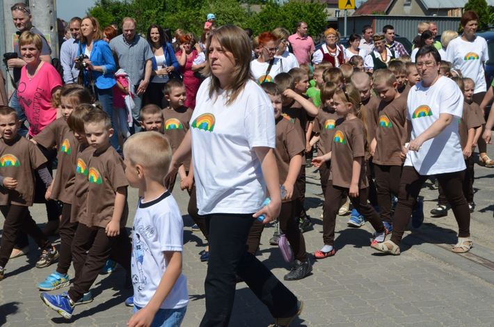 Tęcza nad przedszkolem GALERIA