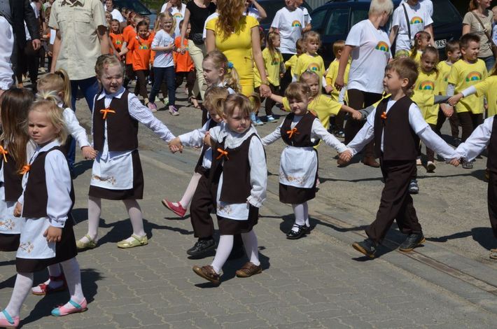 Tęcza nad przedszkolem GALERIA